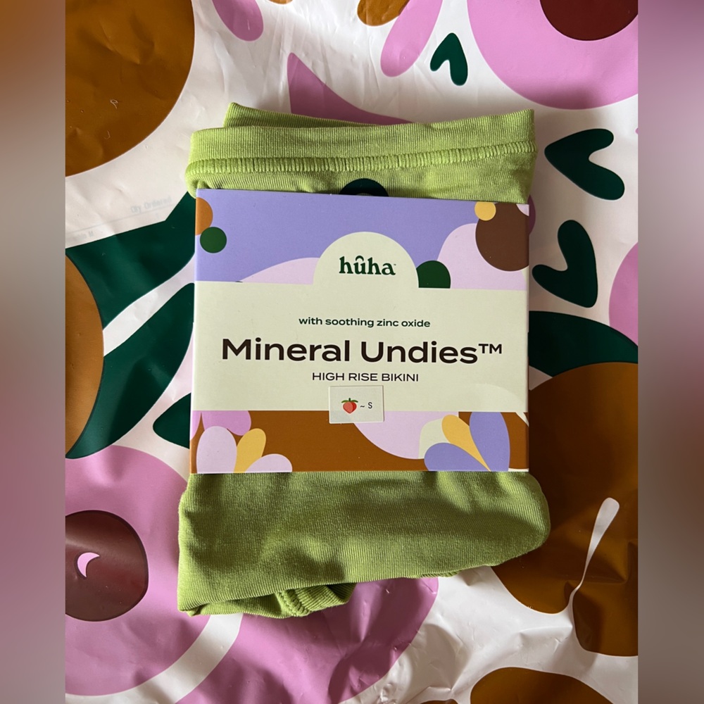 hüha Mineral Undies™ High-Rise Bikini — Green